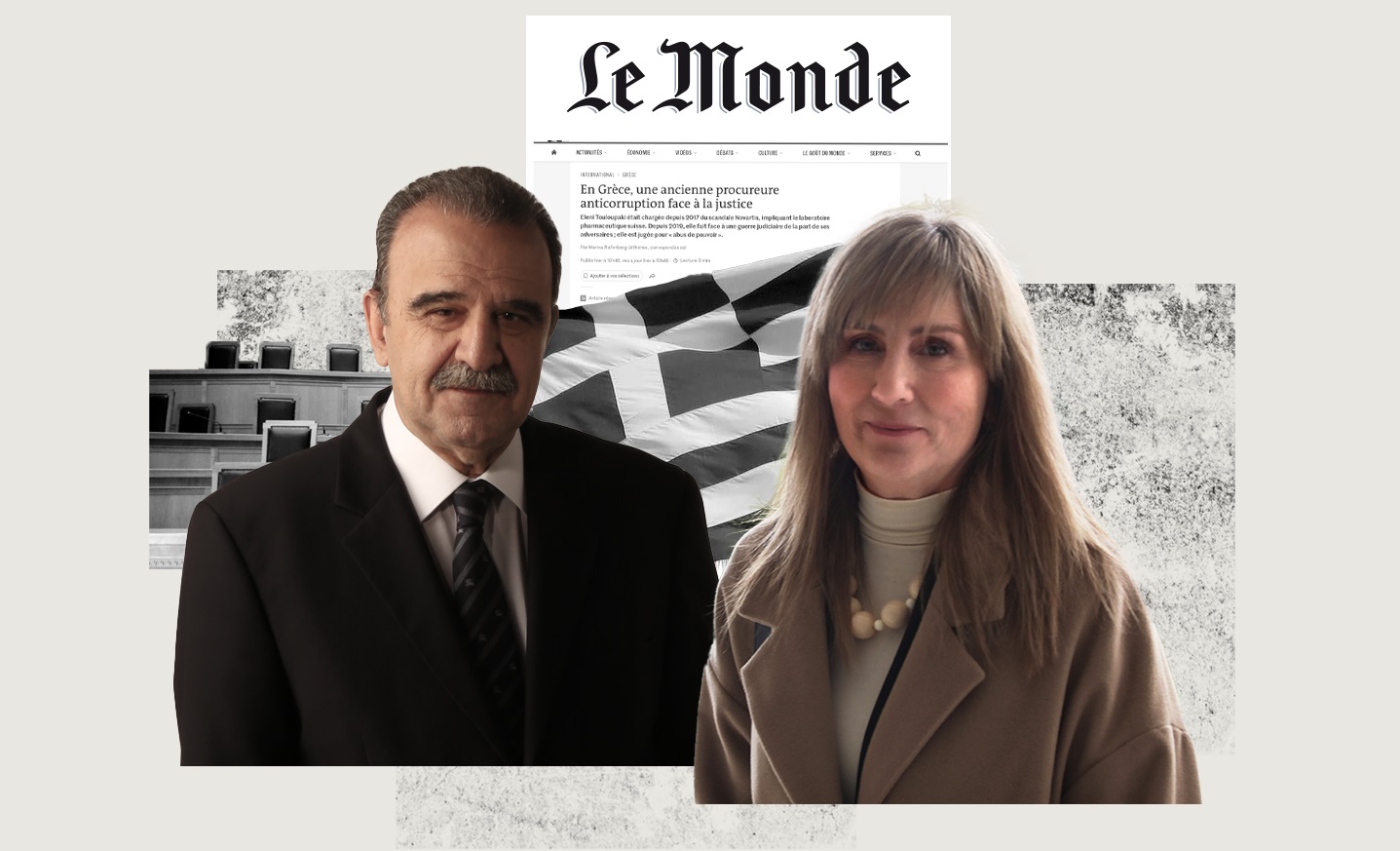 Δήλωση του Γιάννη Μαντζουράνη στη Le Monde: «Στόχος της δίωξης της Ελένης Τουλουπάκη είναι στο μέλλον να μην τολμήσουν να επιτεθούν στους λεγόμενους «άθικτους», δηλαδή στους ισχυρούς του πολιτικού και οικονομικού κόσμου».